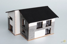 57,75 x 52,25 x 46,75 mm Z60028 - Z - Modernes Haus - Bausatz